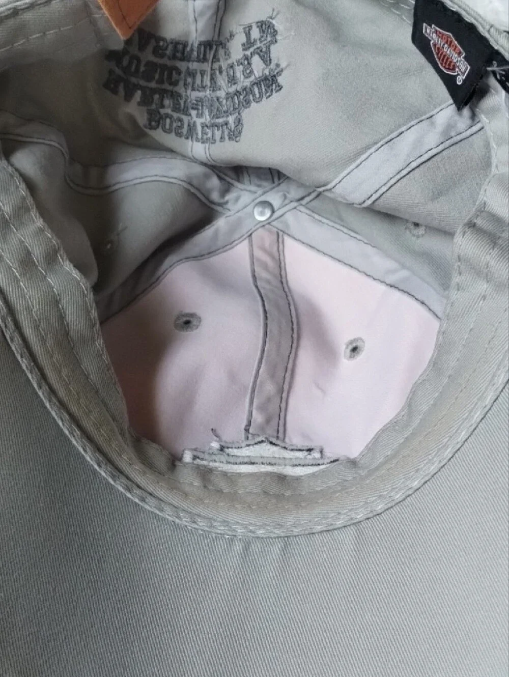 Genuine  Harley Davidson Embellished Two-Tone Baseball Cap